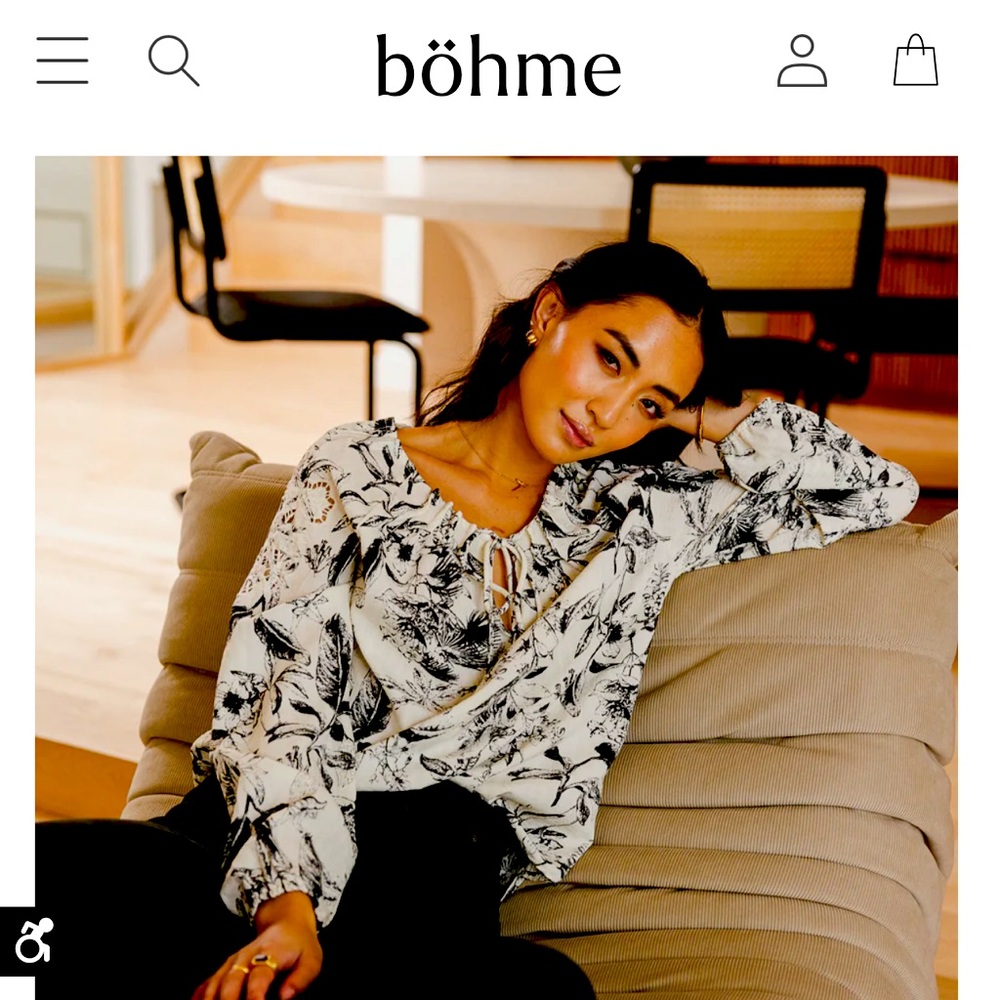 KIMBERLY FLORAL BLOUSE
BOHME
CURRENTLY SOLD OUT